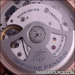 Panerai Caliber OP XXXIV OPXXXIV